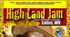 Desktop Screenshot of highlandjam.com